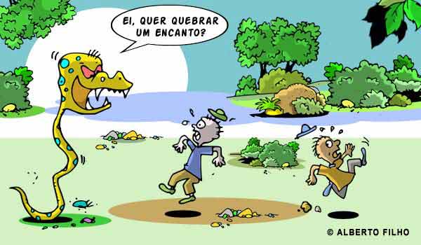 O Mito da Cobra Norato ou Cobra Grande - Folclore Brasileiro Ilustrado O Mito da Cobra Norato ou Cobra Grande - Folclore Brasileiro Ilustrado