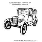 Desenhos para Colorir: Ilustrações dos Meios de Transporte 