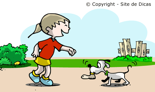 Contos Infantis sem Texto - A Menina e o Cachorrinho