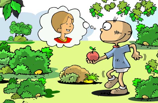 Contos Infantis Ilustrados - O Menino e a Fruta