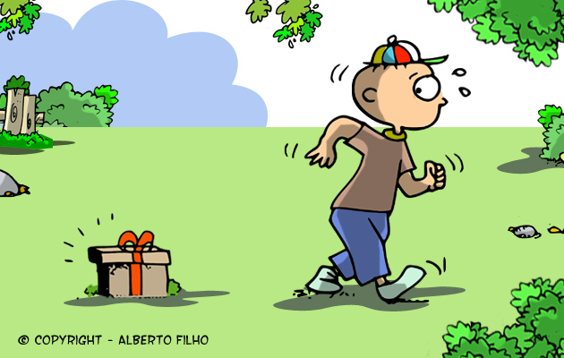 Contos Infantis sem Texto - O Menino e o Presente