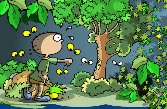 Contos Infantis Ilustrados - O Menino que Viu uma Coisa