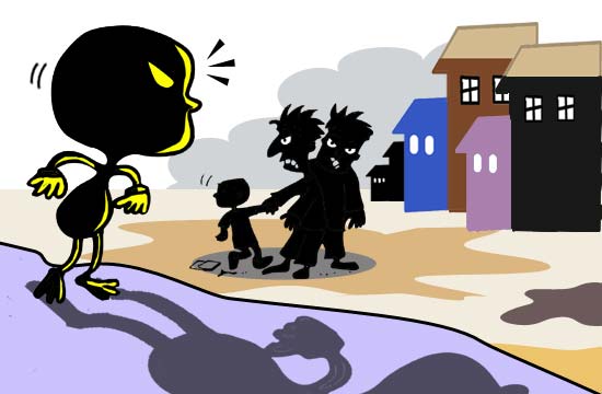 Contos Infantis Ilustrados - O Monstro Pé de Galinha