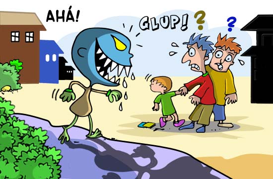 Contos Infantis Ilustrados - O Monstro Pé de Galinha