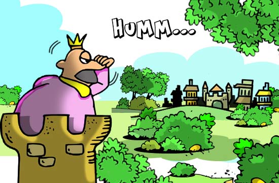 Contos Infantis Ilustrados - O Rei que era Dono do Mundo