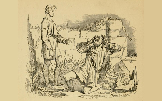 Fábulas de Esopo Ilustradas - O Avarento Fábulas de Esopo Ilustradas - O Avarento