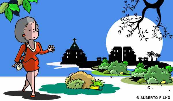 O Mito da Mulher da Meia Noite - Folclore tradicional Brasileiro ilustrado