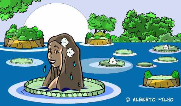 O Mito da Vitória Régia - Folclore tradicional Brasileiro ilustrado