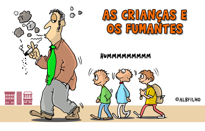 As Crianças e os Fumantes As Crianças e os Fumantes