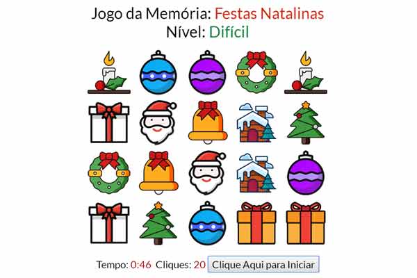 Jogo de Memória Temática - Festividades Natalinas - Dicas para Pais e Educadores Jogo de Memória Temática - Festividades Natalinas - Dicas para Pais e Educadores