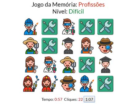 Jogos de memória, Jogos de memória grátis